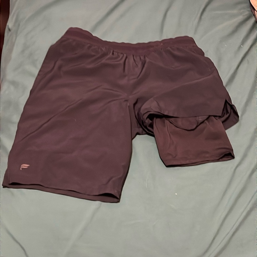 Athletic shorts from Fabletics. Athletic lining with pocket inner leg pocket.
